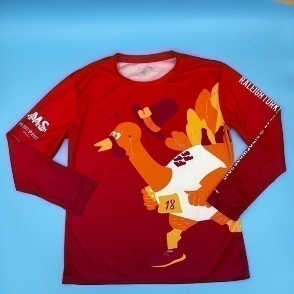 All-Over Graphic Turkey Trot Long Sleeve Jersey